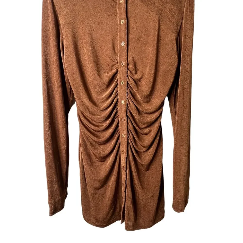 NWT With Jean Andy Dress in Chocolate Sz XL - Picture 5 of 10